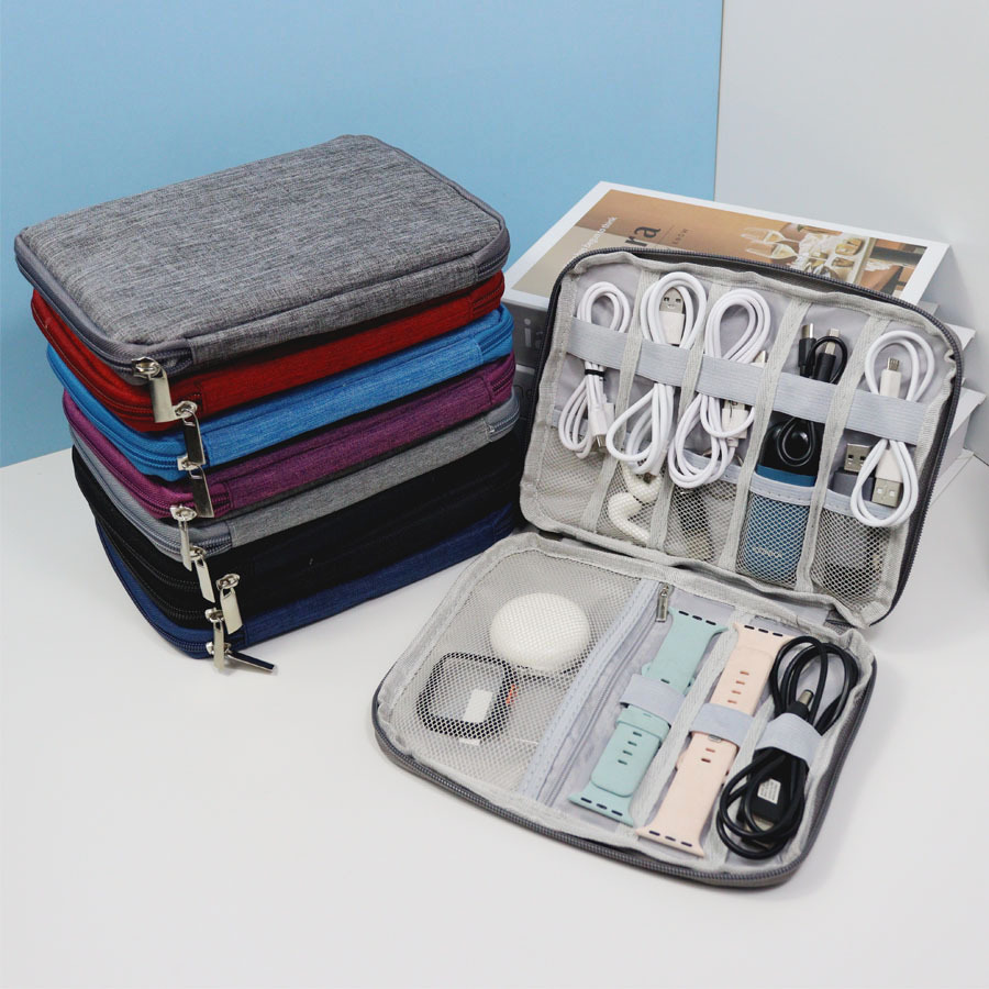 1pc Cable Organizer Case Multi - Tech Accessories Travel Organizer Pouch recension och pris
