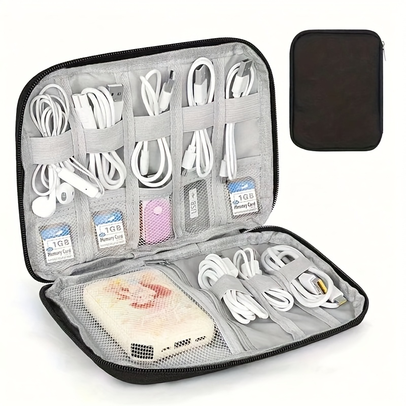 1pc Cable Organizer Case Multi - Tech Accessories Travel Organizer Pouch recension och pris