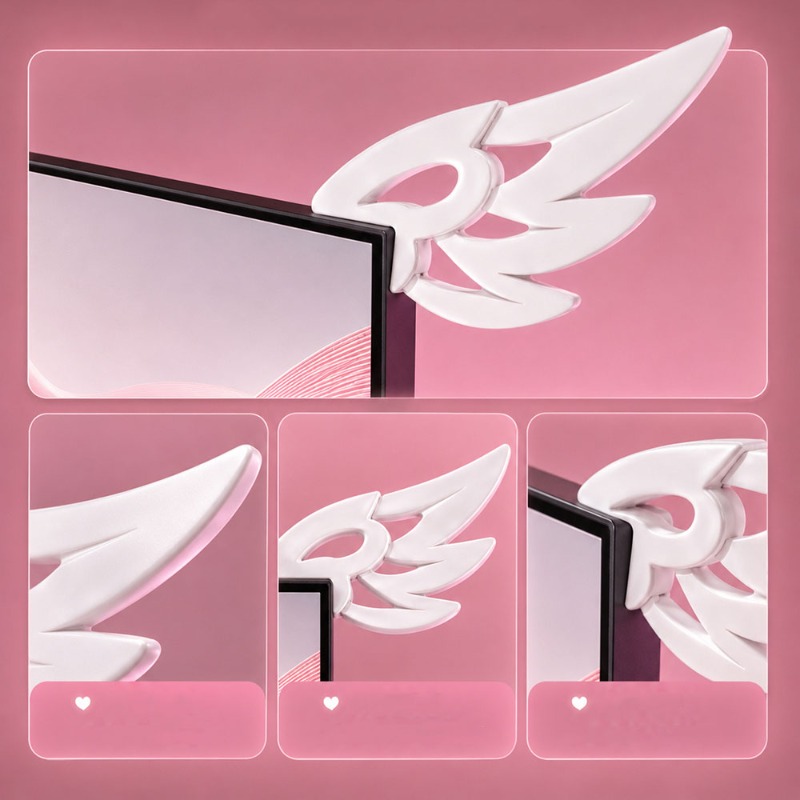 Kawaii 3D Wing Decor for Compu - Kawaii Tech Accessories recension och pris