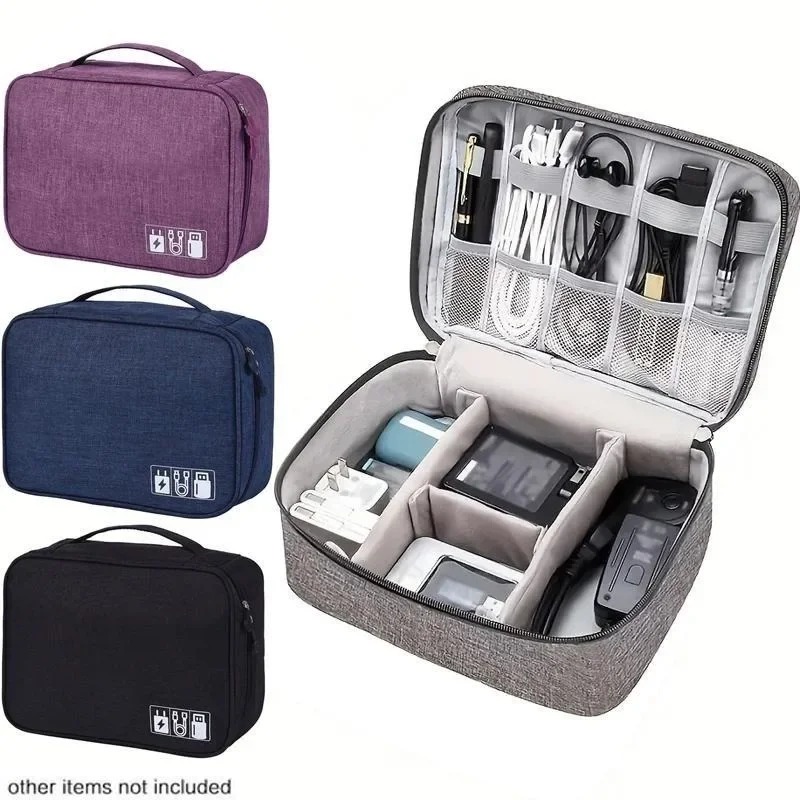 Electronics Organizer Travel C - Tech Accessories Storage recension och pris