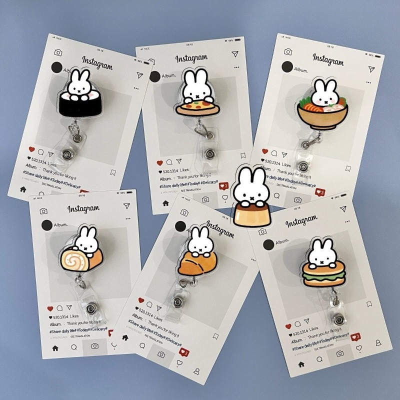 Kawaii Miffy Retractable ID Ba - Kawaii Tech Accessories recension och pris