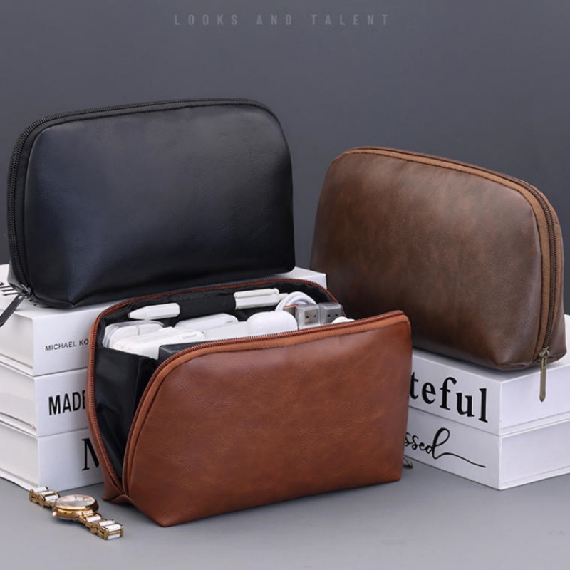 PU Tech Organizer Pouch Travel - Tech Accessories Storage recension och pris
