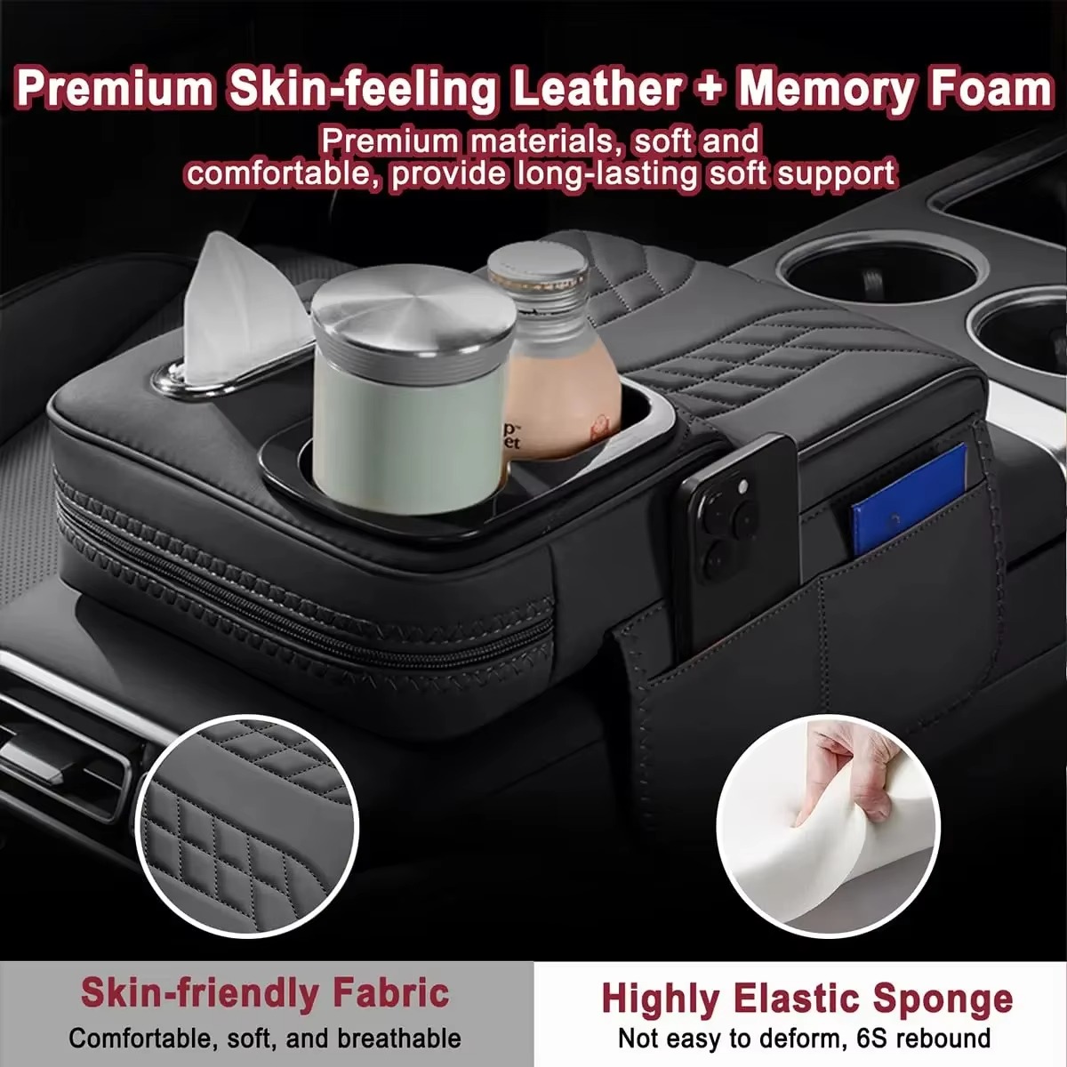 Car Armrest Box Heightening Pa - Tech Car Accessories recension och pris